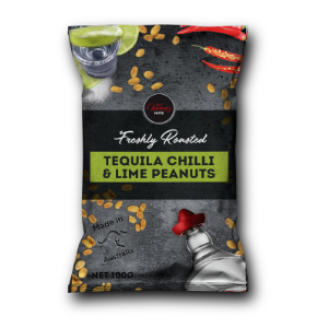 Peanuts Tequila Chilli & Lime 120g (12 Pack)